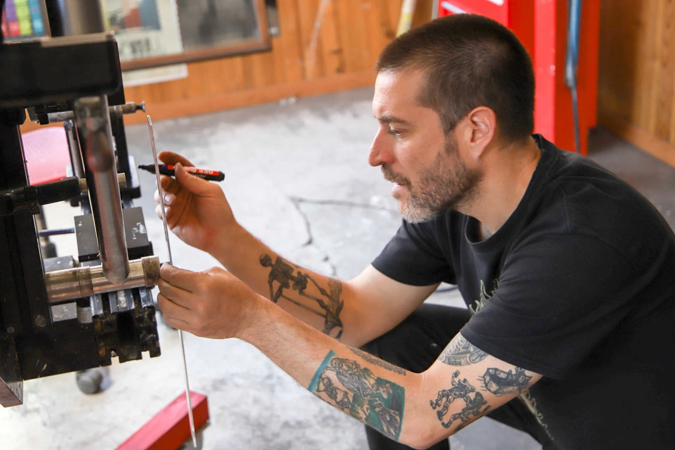 Andrés Arregui: The steel craftsman.