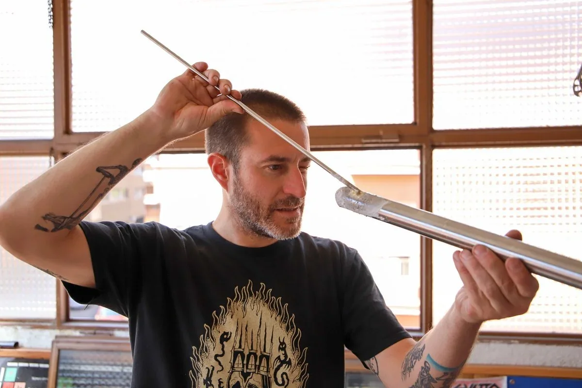 Andrés Arregui: The steel craftsman.