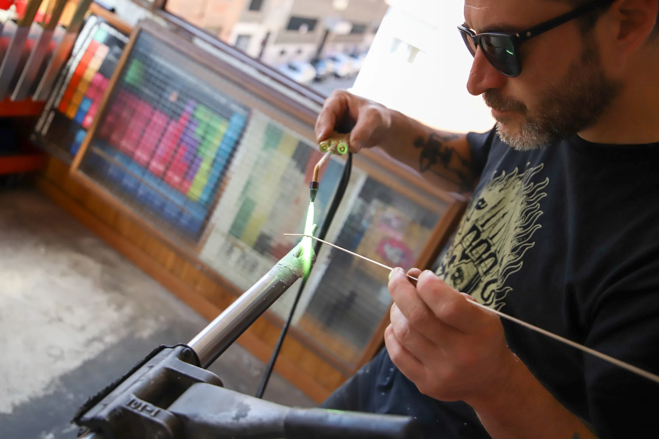 Andrés Arregui: The steel craftsman.