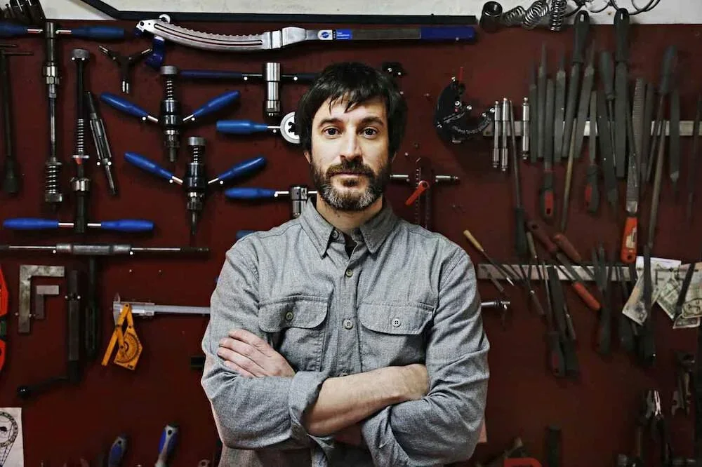 Andrés Arregui: The steel craftsman.
