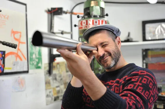 Andrés Arregui: The steel craftsman.
